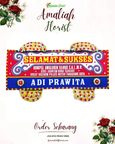 Papan Bunga Ucapan Selamat Klopogodo